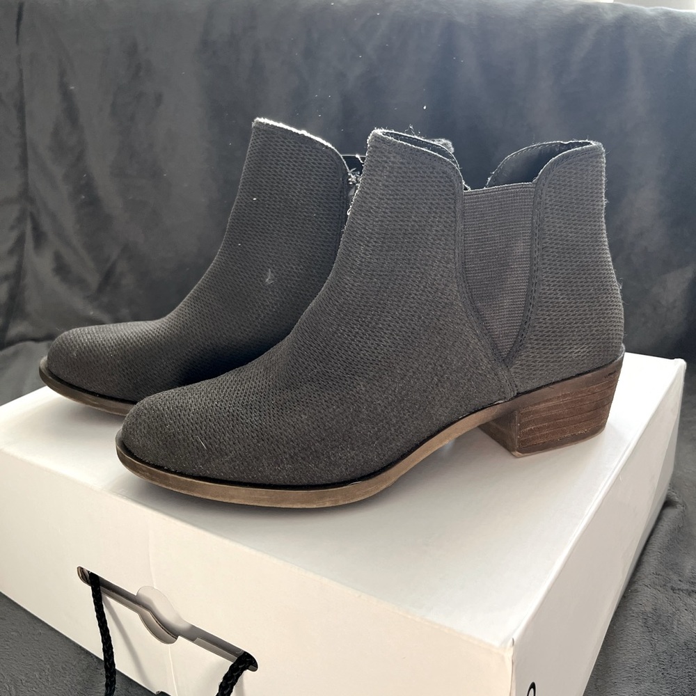 Grey booties